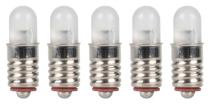 Faller 180229 - LED für Beleuchtungssockel, kaltweiß (5 Stück)